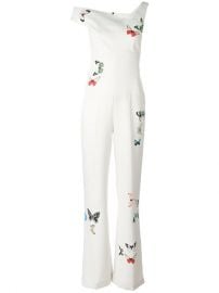 Roland Mouret Butterfly Print Jumpsuit at Farfetch